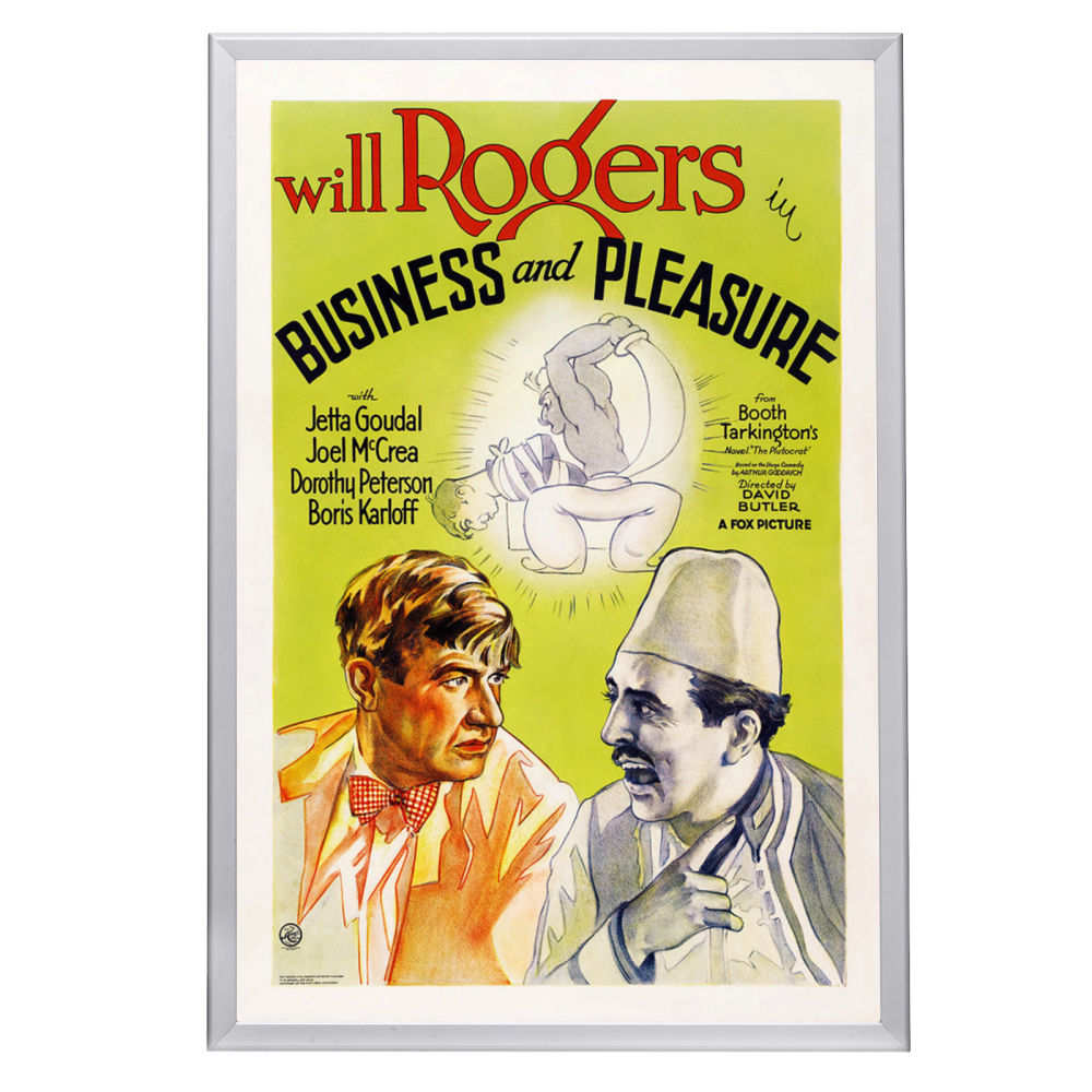 "Business And Pleasure" (1932) Framed Movie Poster