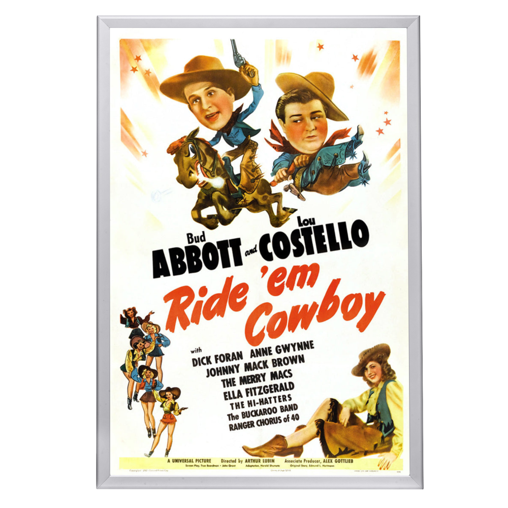 "Ride 'Em Cowboy" (1942) Framed Movie Poster