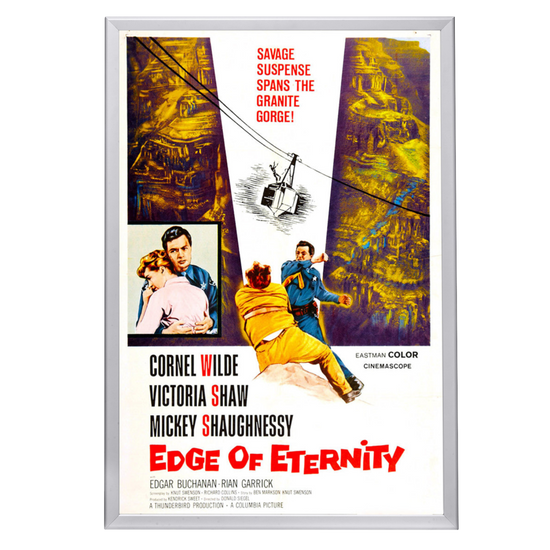"Edge Of Eternity" (1959) Framed Movie Poster