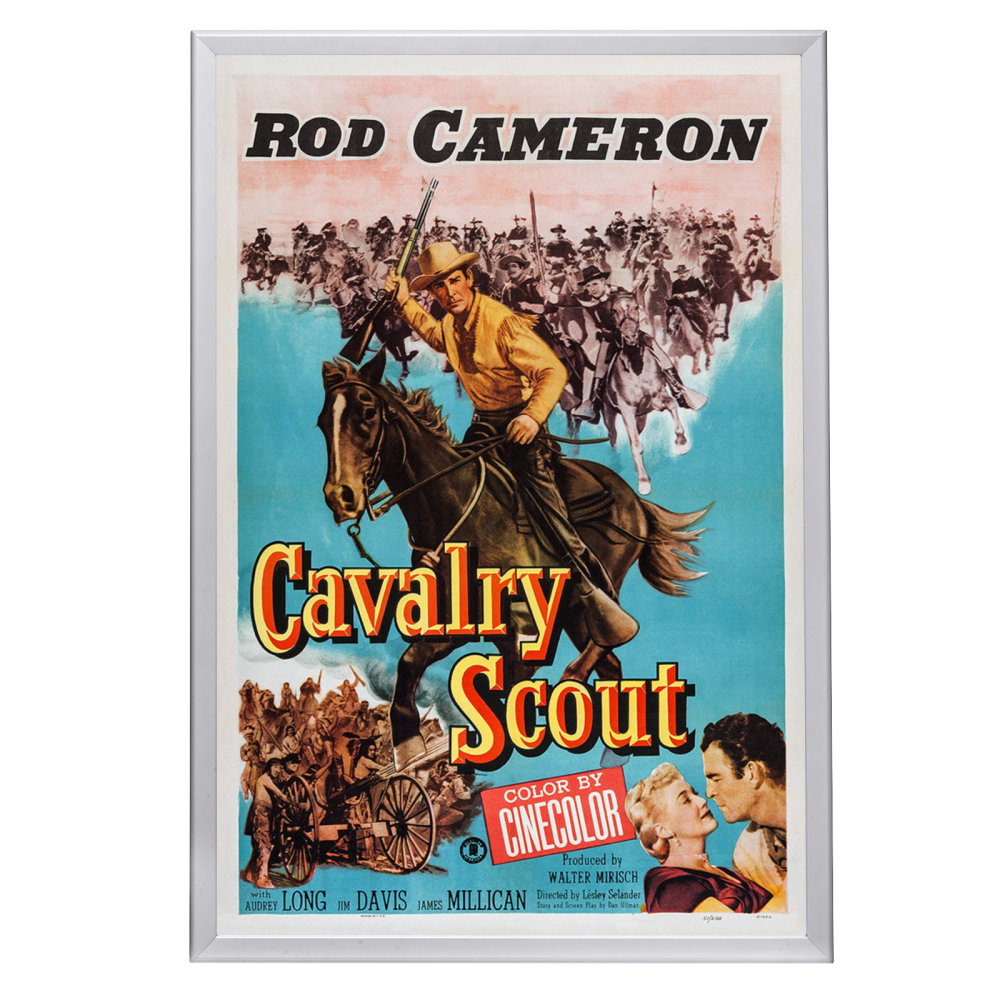 "Cavalry Scout" (1951) Framed Movie Poster
