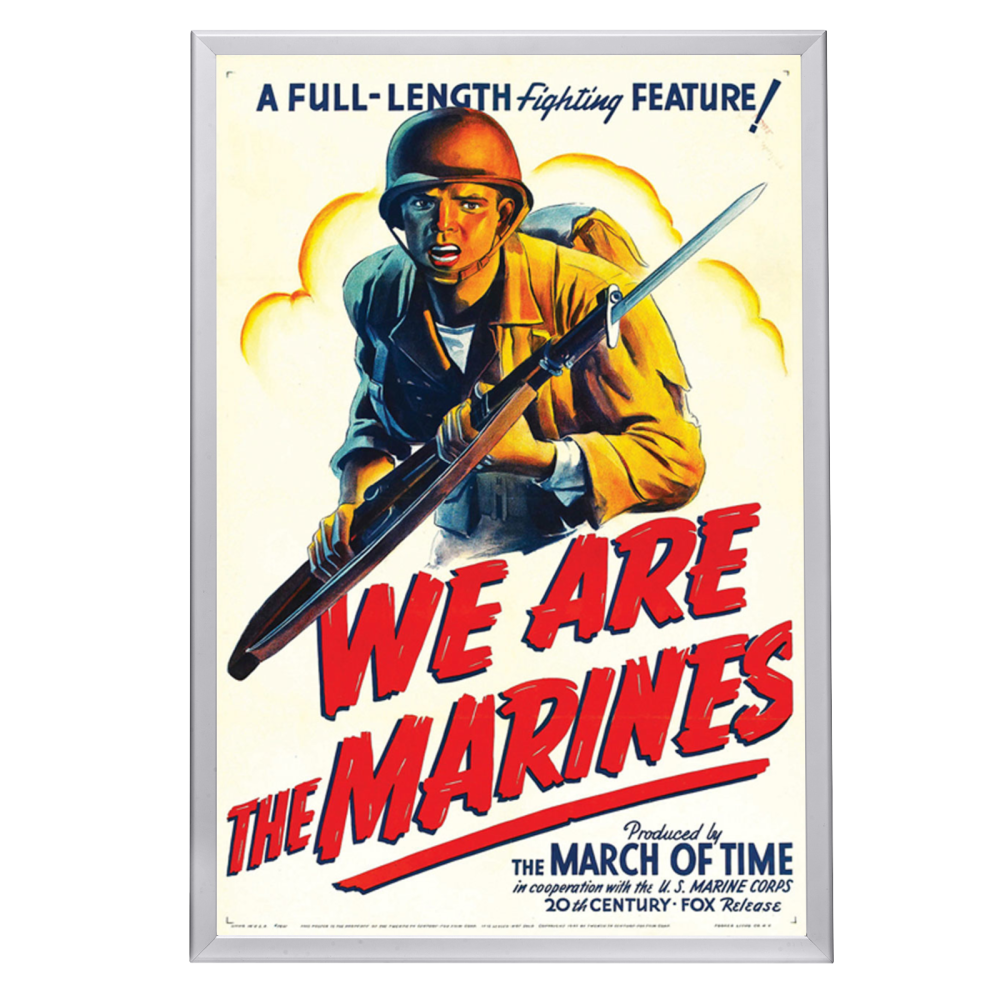 "We Are The Marines" (1942) Framed Movie Poster
