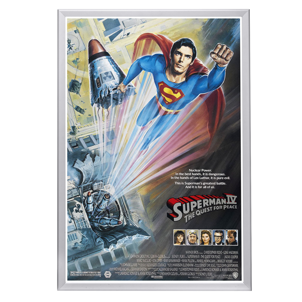 "Superman IV: The Quest for Peace" (1987) Framed Movie Poster