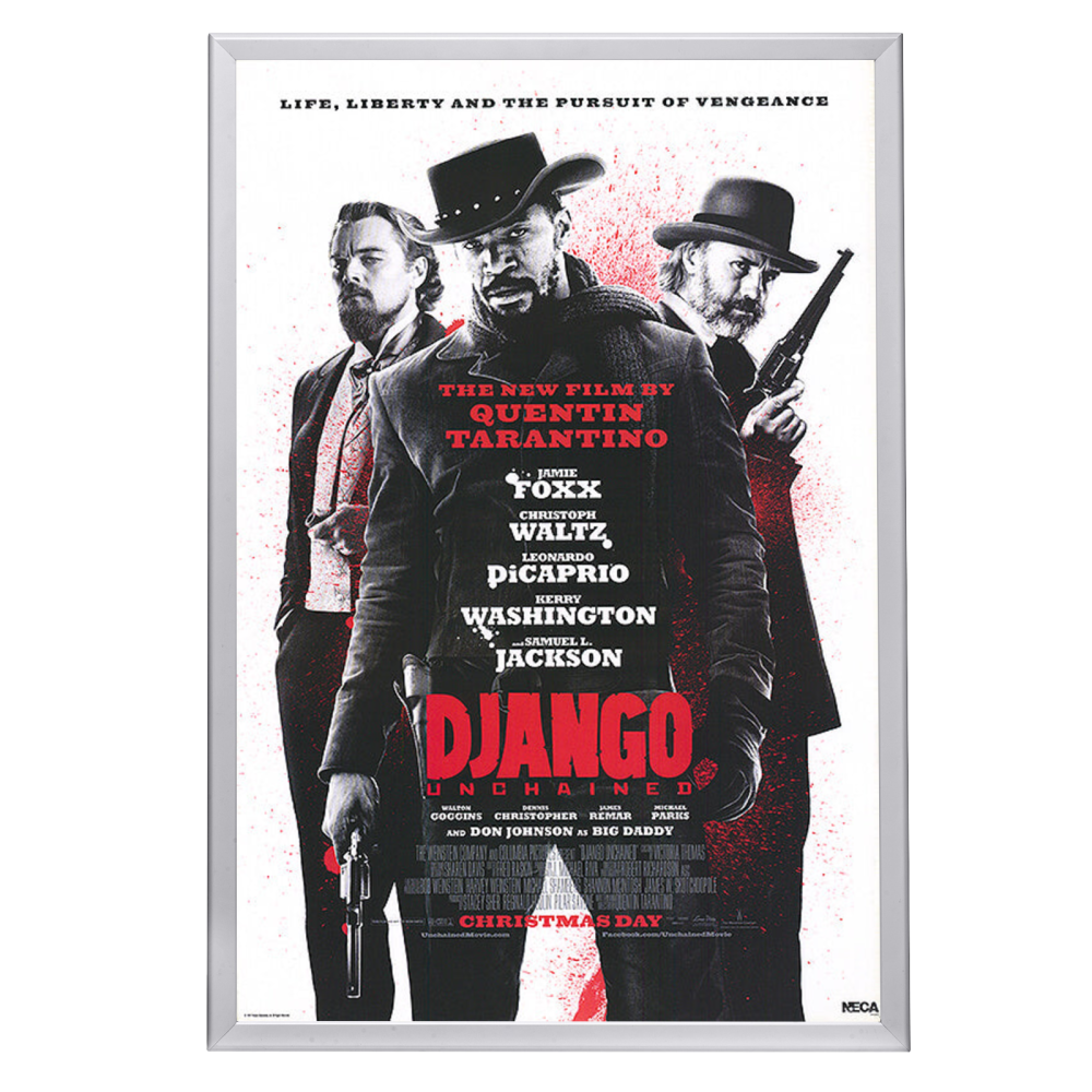 "Django Unchained" (2012) Framed Movie Poster