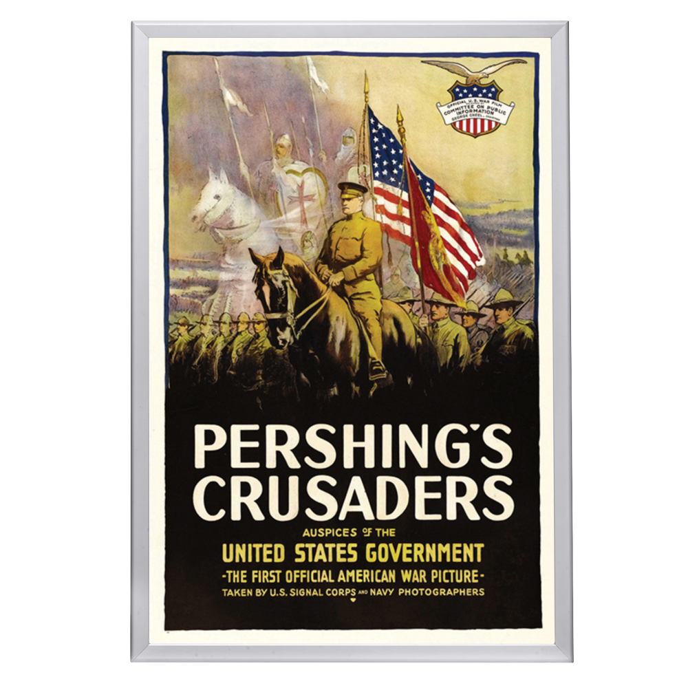 "Pershing's Crusaders" (1918) Framed Movie Poster