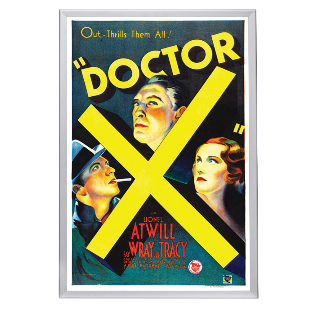 "Doctor X" (1932) Framed Movie Poster