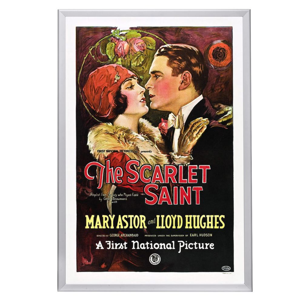 "Scarlet Saint" (1925) Framed Movie Poster
