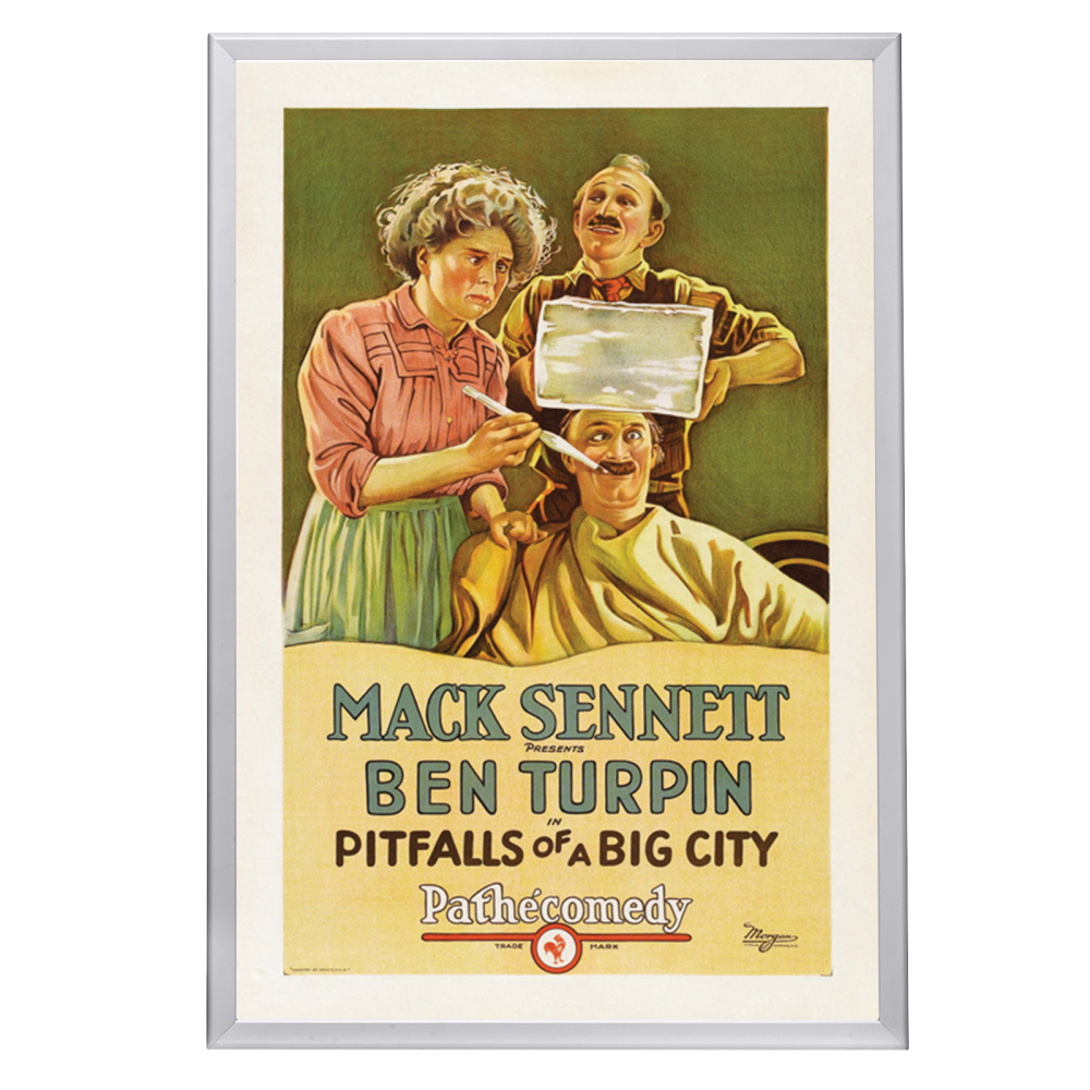 "Pitfalls Of A Big City" (1923) Framed Movie Poster