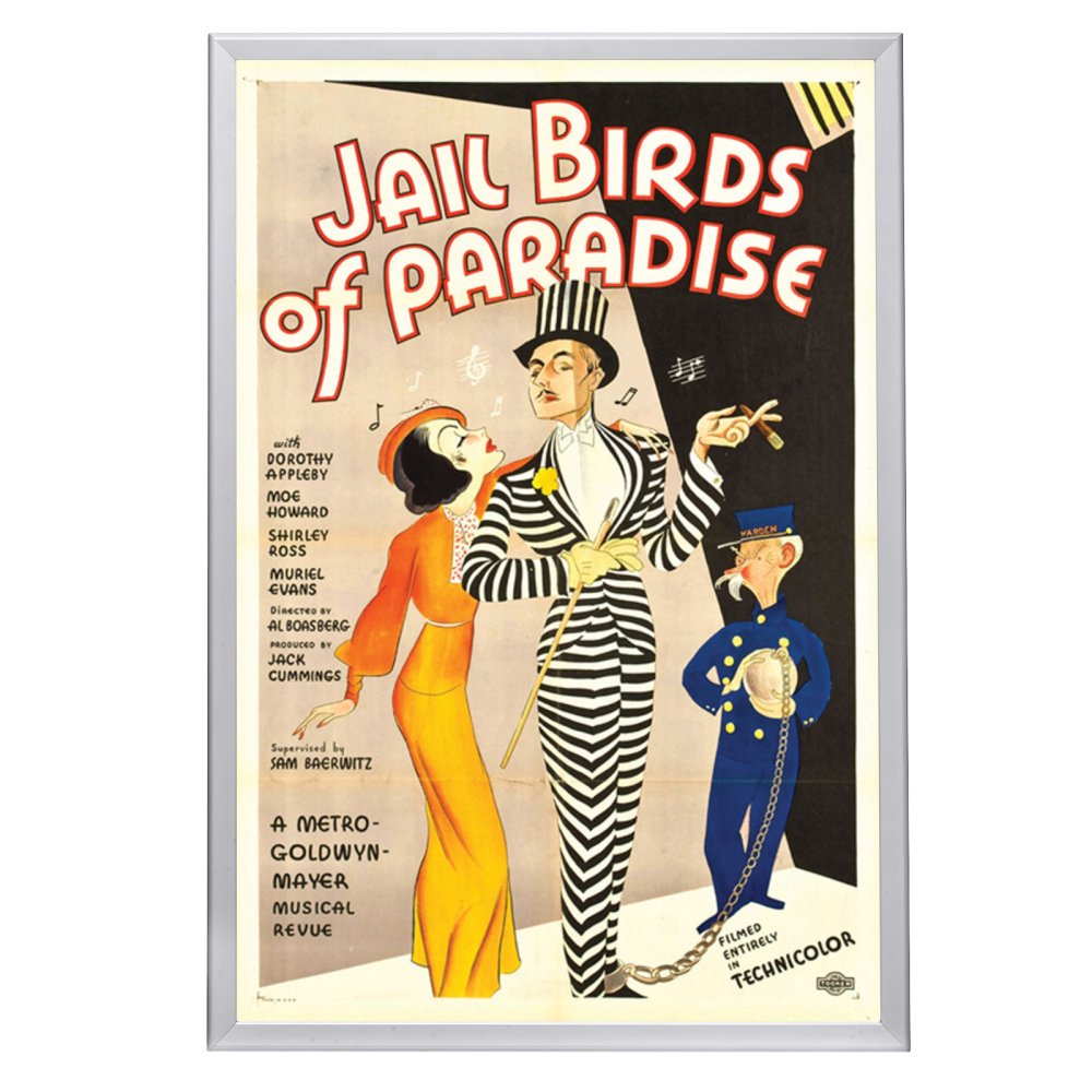 "Jail Birds Of Paradise" (1934) Framed Movie Poster