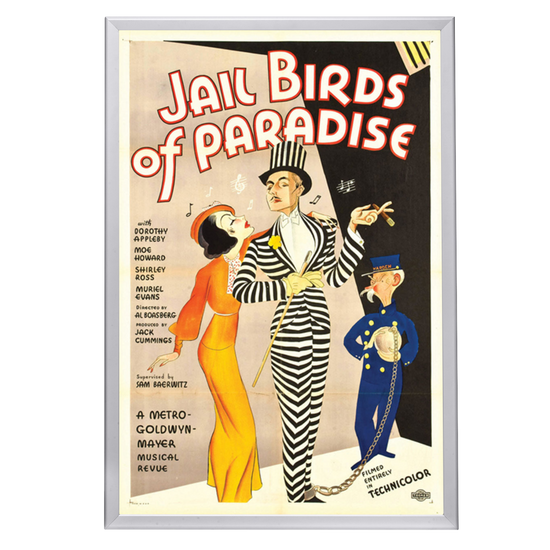 "Jail Birds Of Paradise" (1934) Framed Movie Poster