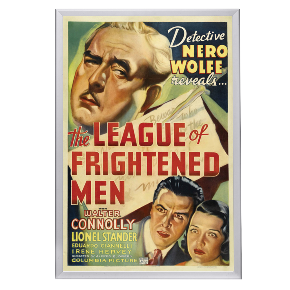 "League Of Frightened Men" (1937) Framed Movie Poster