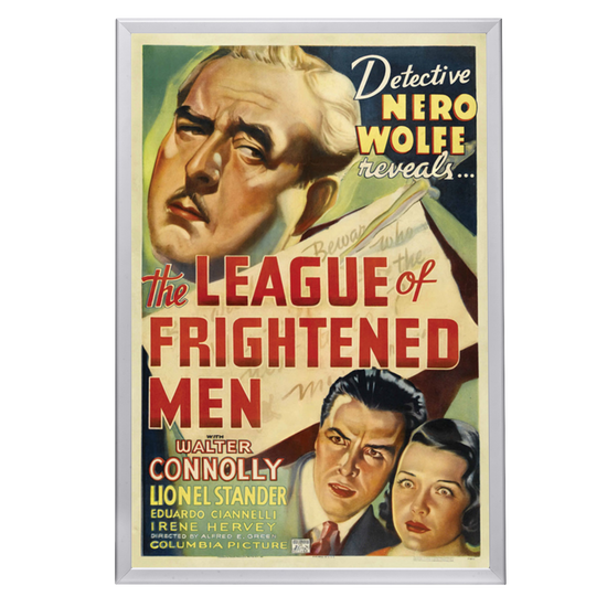 "League Of Frightened Men" (1937) Framed Movie Poster