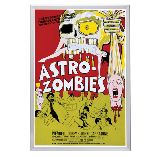 "Astro-Zombies" (1968) Framed Movie Poster