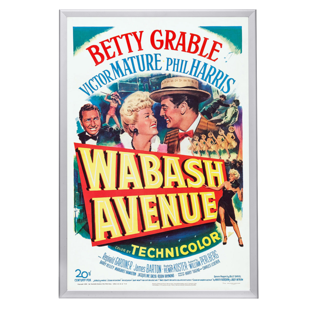 "Wabash Avenue" (1950) Framed Movie Poster