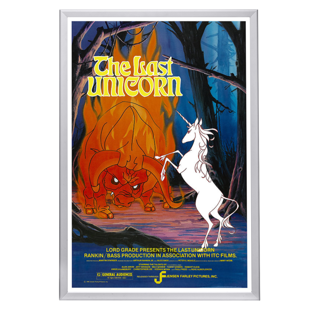 "Last Unicorn" (1982) Framed Movie Poster