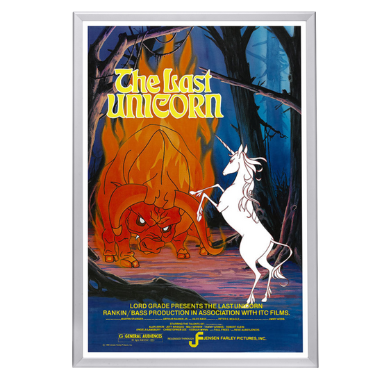 "Last Unicorn" (1982) Framed Movie Poster