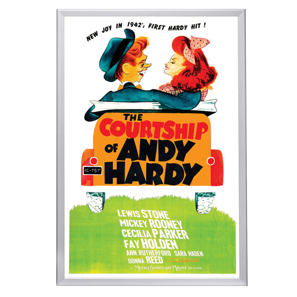 "Courtship Of Andy Hardy" (1942) Framed Movie Poster