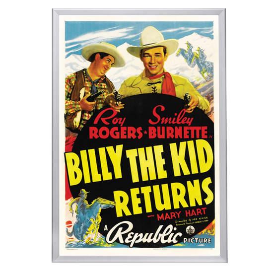 "Billy The Kid Returns" (1938) Framed Movie Poster