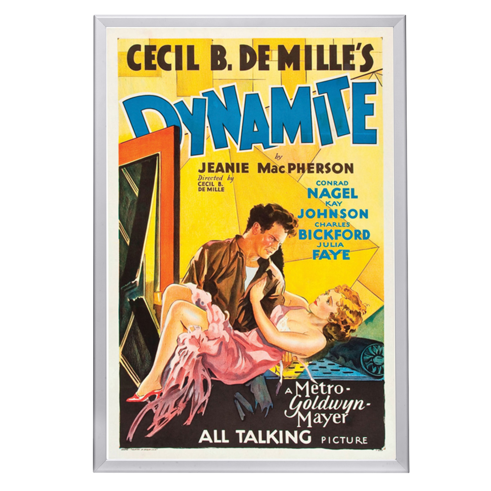 "Dynamite" (1929) Framed Movie Poster