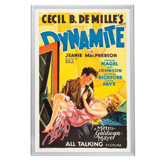 "Dynamite" (1929) Framed Movie Poster
