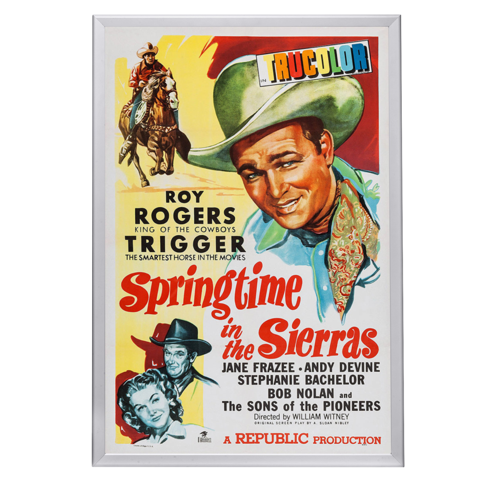 "Springtime In The Sierras" (1947) Framed Movie Poster