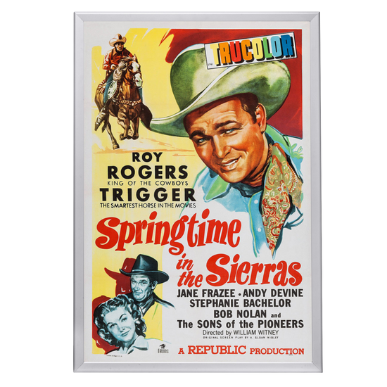 "Springtime In The Sierras" (1947) Framed Movie Poster