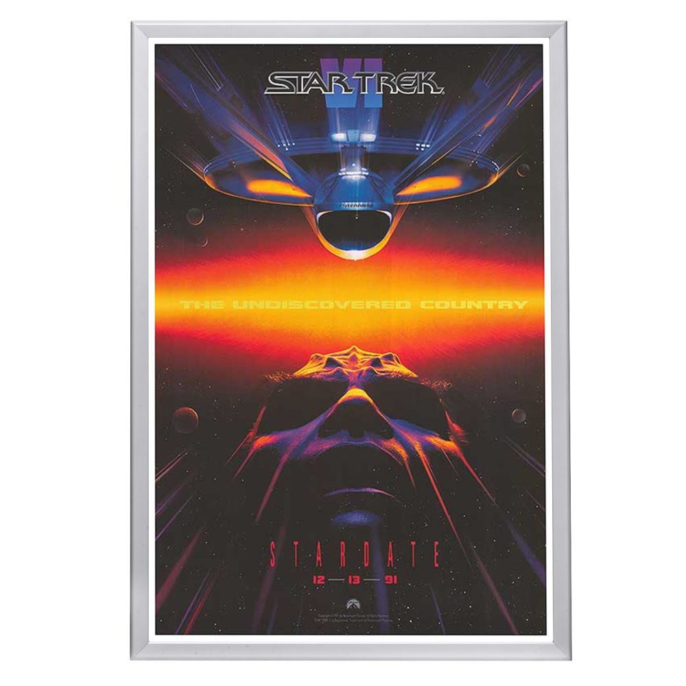 "Star Trek VI: The Undiscovered Country" (1991) Framed Movie Poster