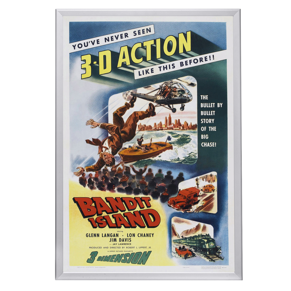 "Bandit Island" (1953) Framed Movie Poster