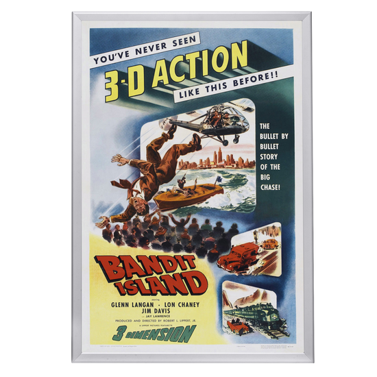 "Bandit Island" (1953) Framed Movie Poster