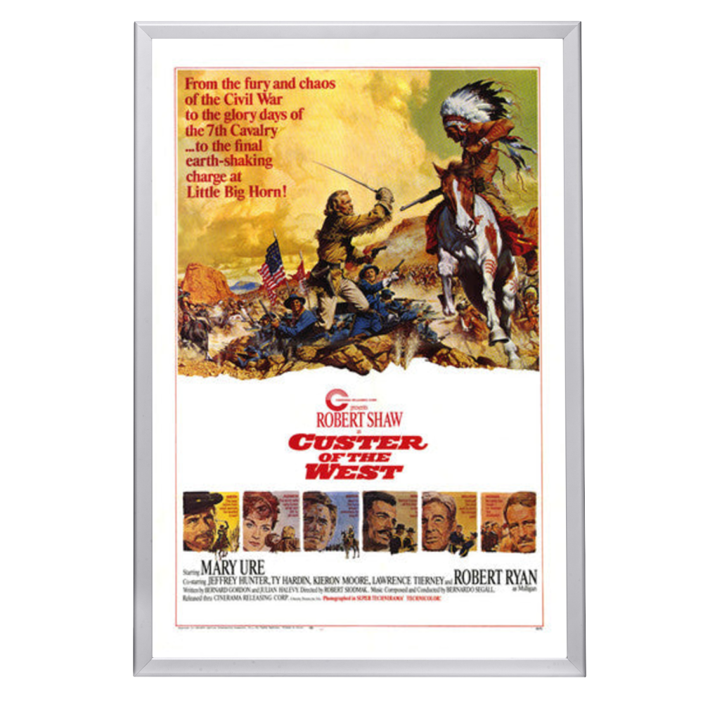 "Custer of the West" (1968) Framed Movie Poster