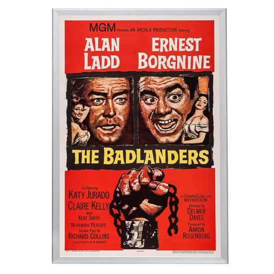 "Badlanders" (1958) Framed Movie Poster