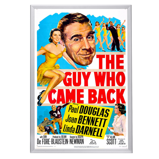 "Guy Who Came Back" (1951) Framed Movie Poster