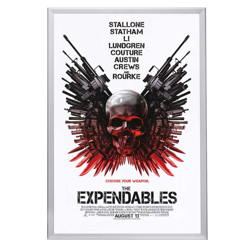 "Expendables" (2010) Framed Movie Poster