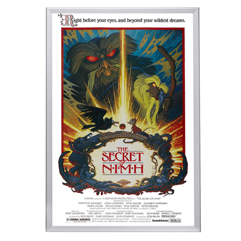 "Secret of NIMH" (1982) Framed Movie Poster