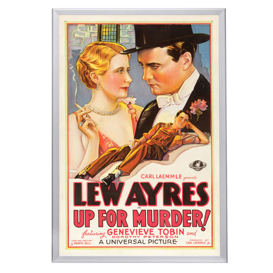 "Up For Murder" (1931) Framed Movie Poster