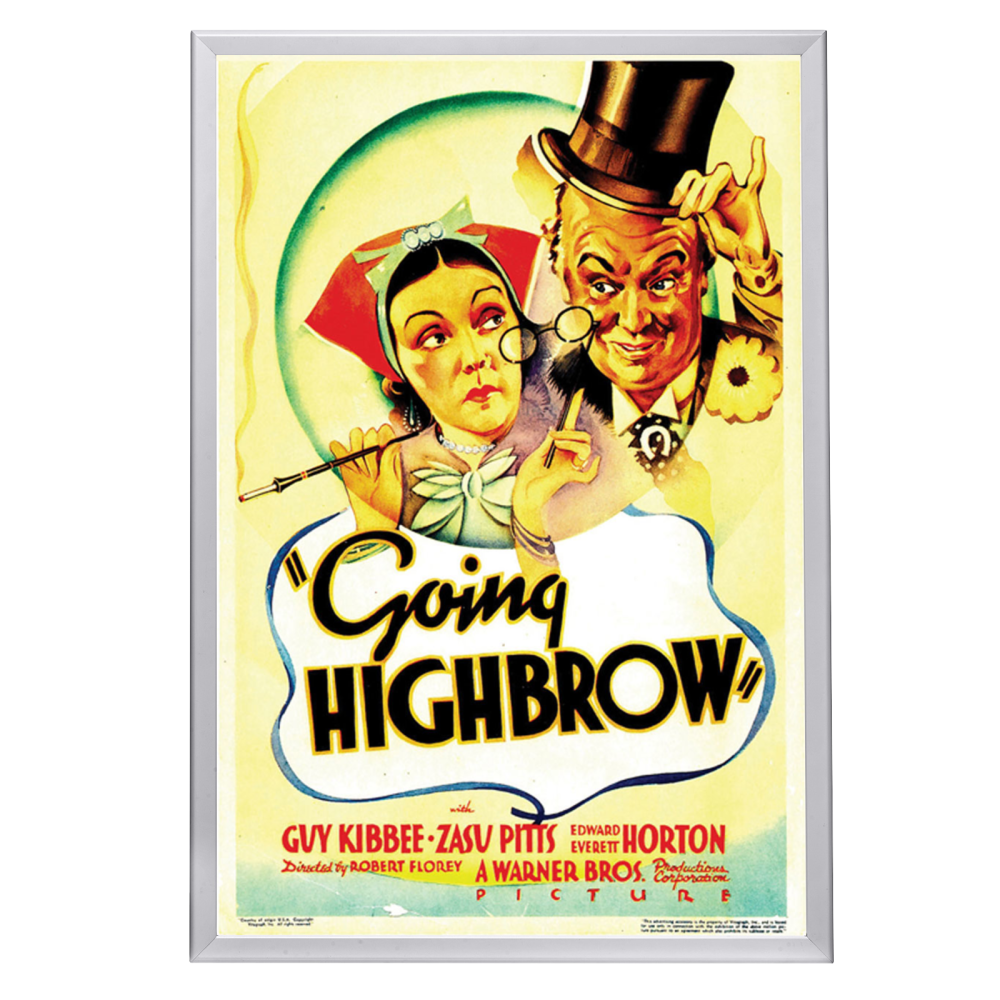 "Going Highbrow" (1935) Framed Movie Poster