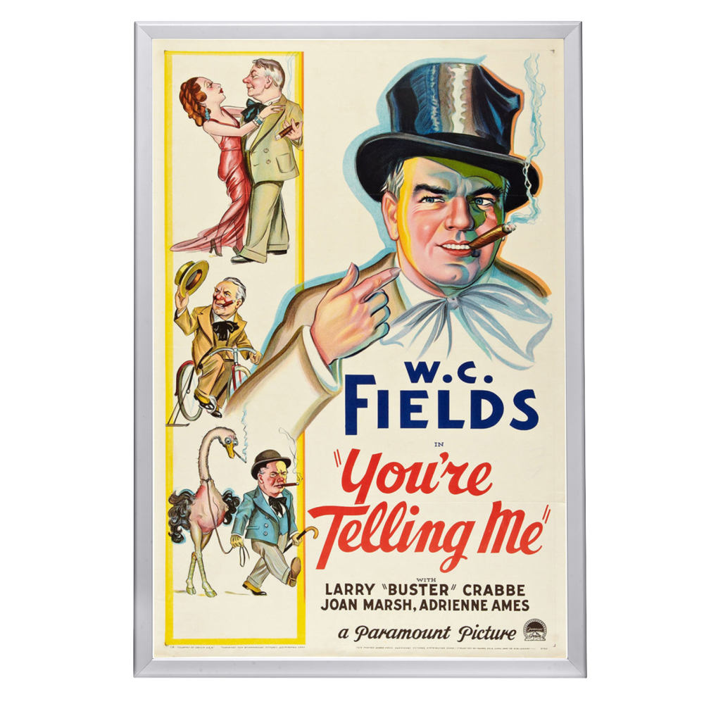 "You're Telling Me" (1934) Framed Movie Poster