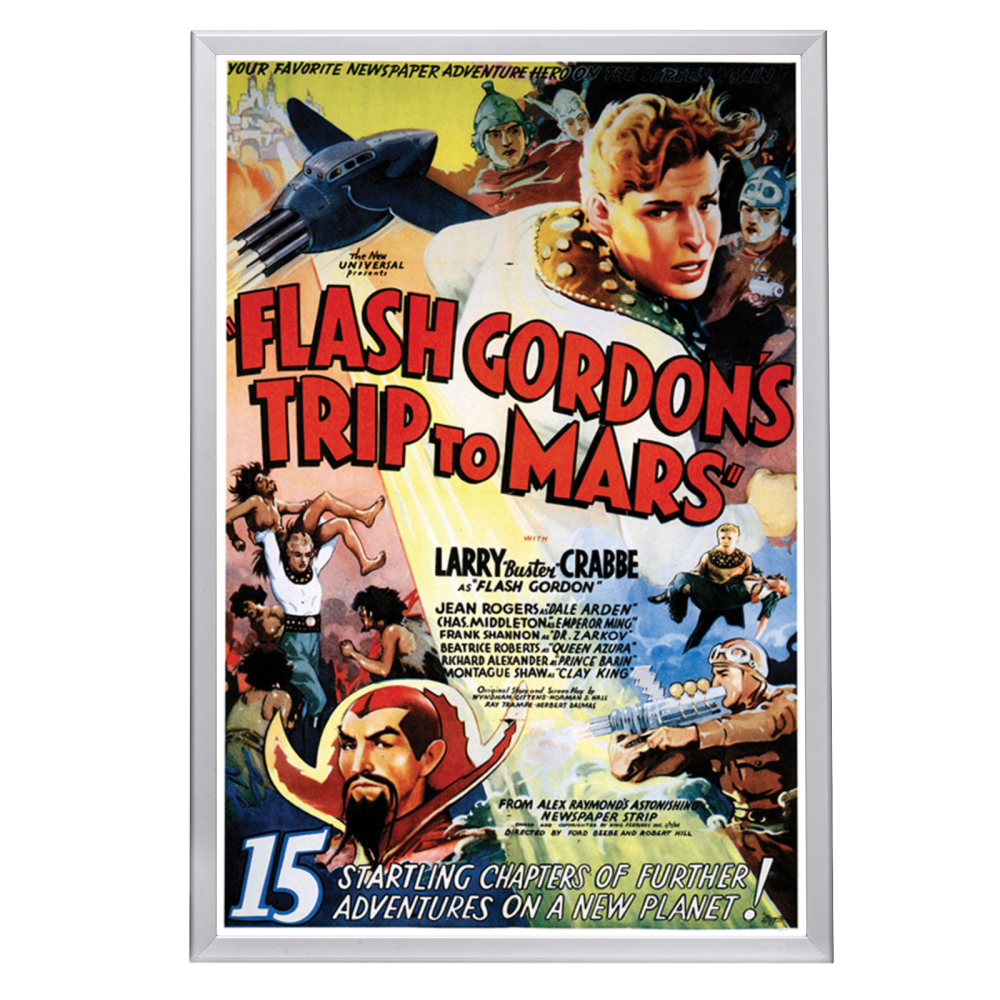 "Flash Gordon's Trip To Mars" (1938) Framed Movie Poster