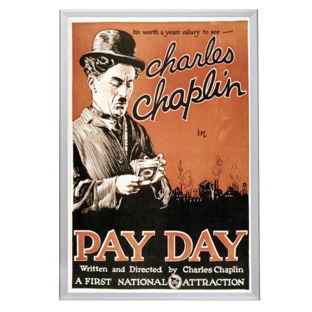 "Pay Day" (1922) Framed Movie Poster