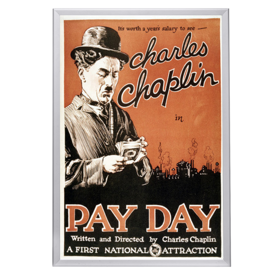 "Pay Day" (1922) Framed Movie Poster