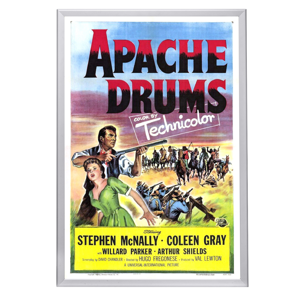 "Apache Drums" (1951) Framed Movie Poster