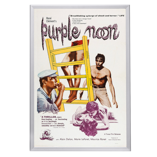 "Purple Noon" (1996) Framed Movie Poster