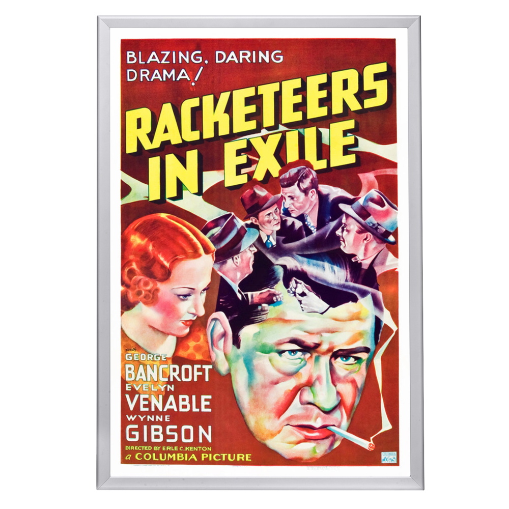 "Racketeers In Exile" (1937) Framed Movie Poster