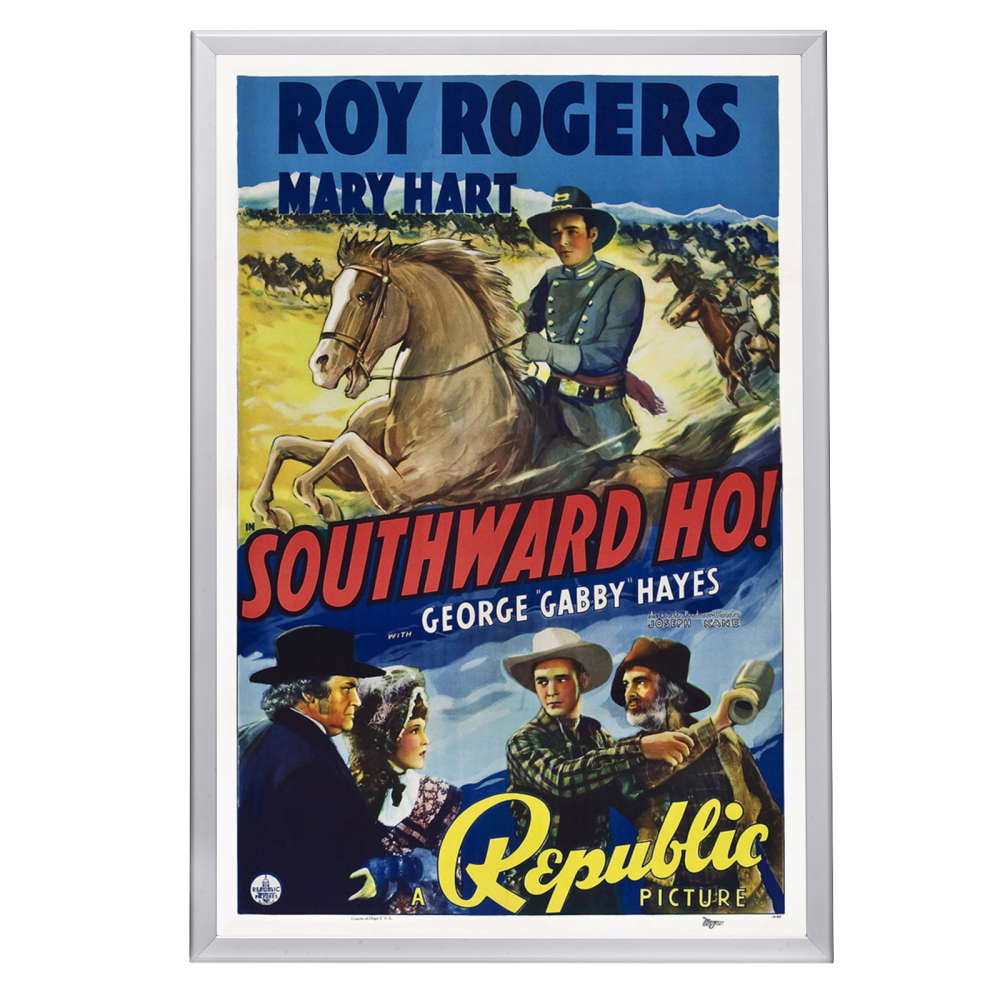 "Southward Ho!" (1939) Framed Movie Poster