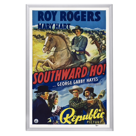 "Southward Ho!" (1939) Framed Movie Poster