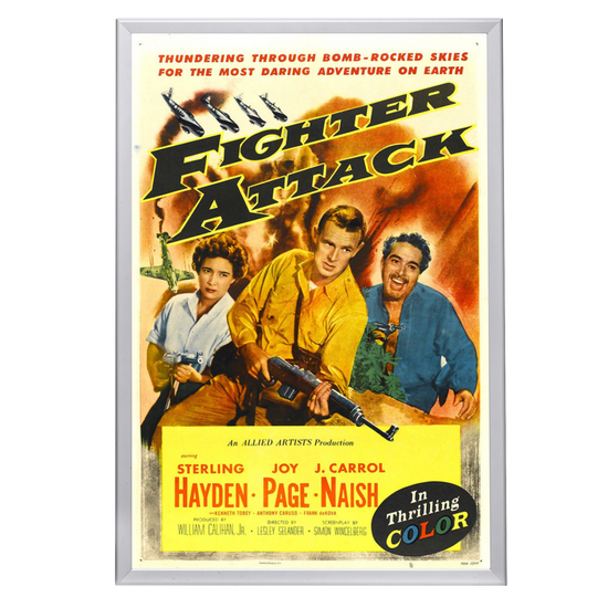 "Fighter Attack" (1953) Framed Movie Poster