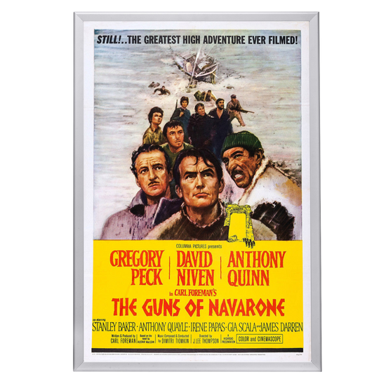 "Guns Of Navarone" (1961) Framed Movie Poster