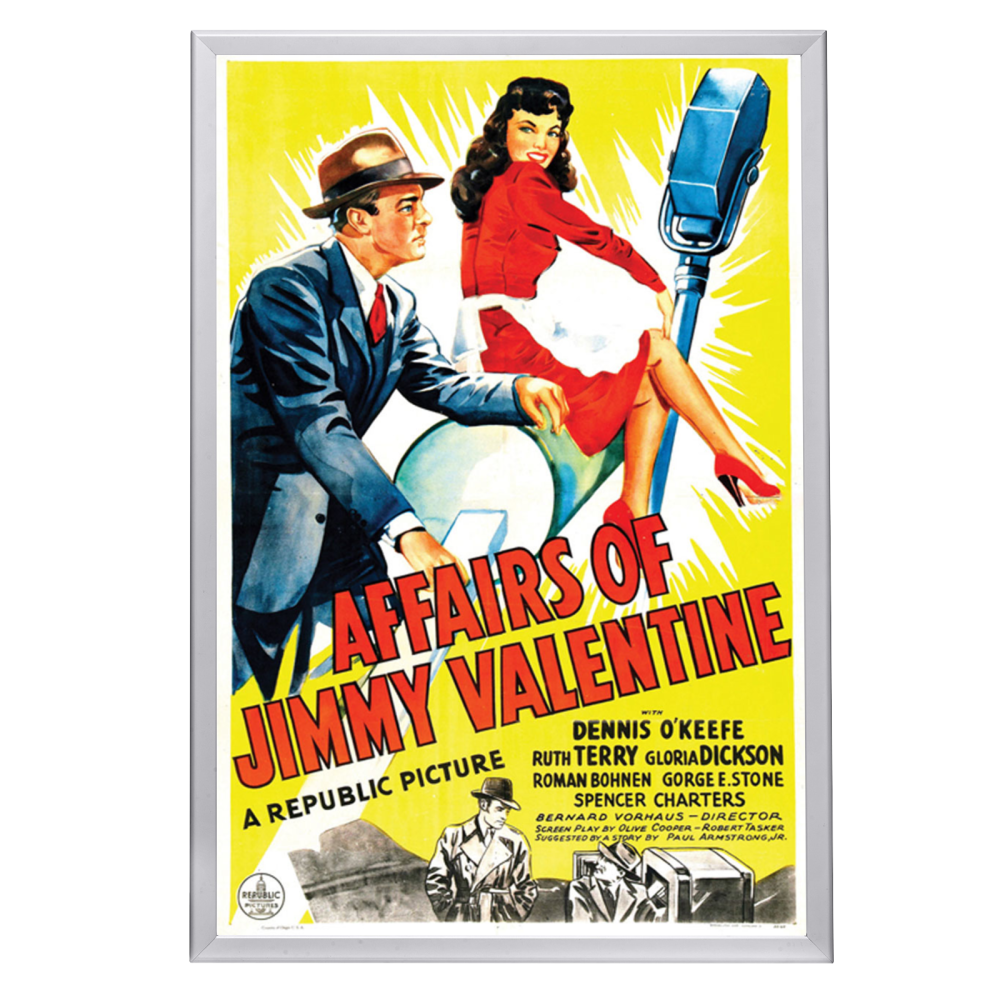 "Affairs Of Jimmy Valentine" (1942) Framed Movie Poster