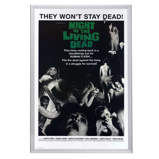 "Night of the Living Dead" (1968) Framed Movie Poster