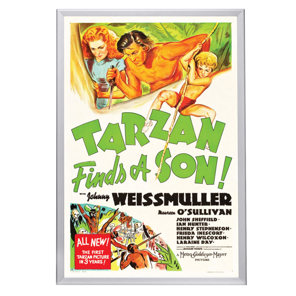 "Tarzan Finds A Son!" (1939) Framed Movie Poster