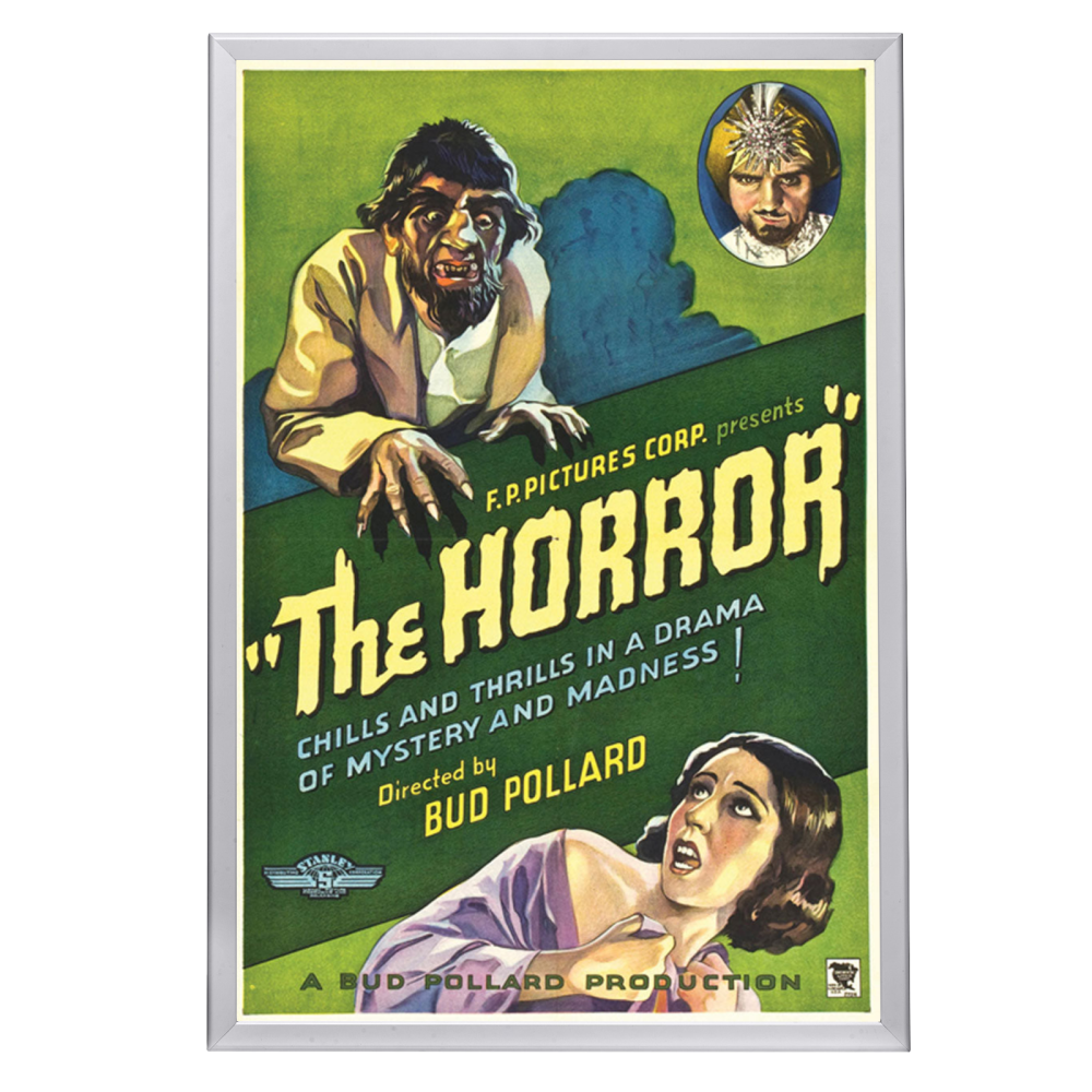 "Horror" (1932) Framed Movie Poster